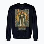 Bluza damska z nadrukiem - Brigit - Mitologia celtycka