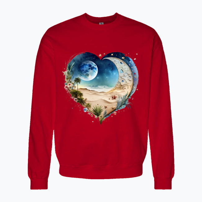 Bluza damska - Księżycowe serce