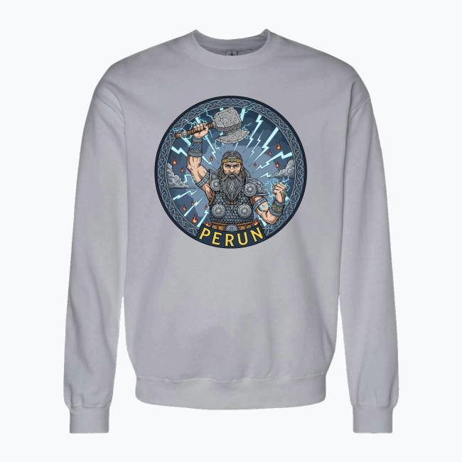 Bluza męska z nadrukiem - Perun - Mitologia słowiańska