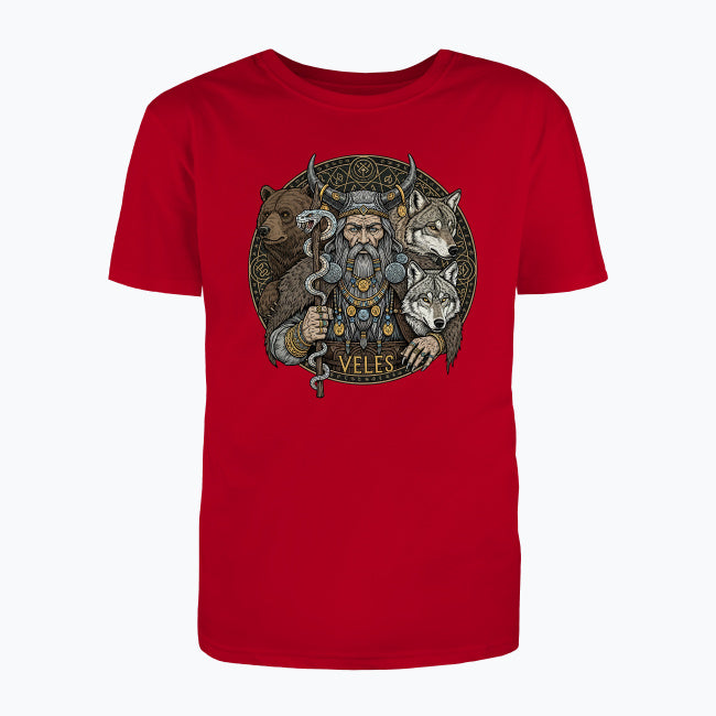 T-shirt męski z nadrukiem - Veles - Mitologia słowiańska