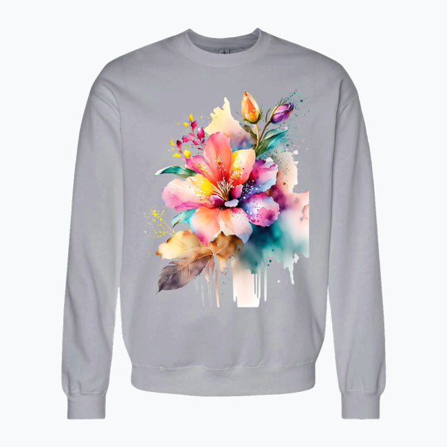 Bluza damska - Kolorowy kwiat