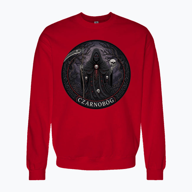 Bluza męska z nadrukiem - Czarnobóg - Mitologia słowiańska