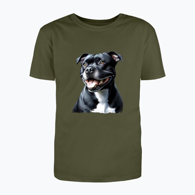 Koszulka męska z nadrukiem - Staffordshire Bull Terrier