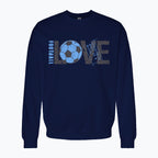 Bluza męska z nadrukiem - Love football