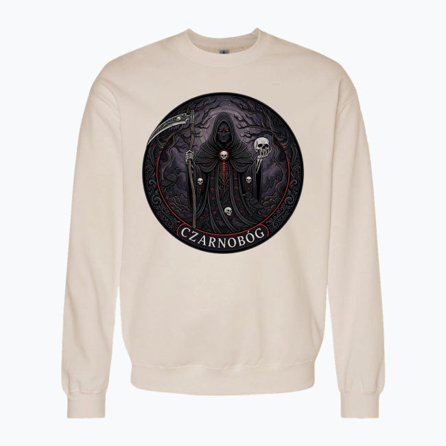 Bluza męska z nadrukiem - Czarnobóg - Mitologia słowiańska