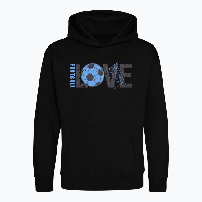 Bluza dziecięca z kapturem - Love football