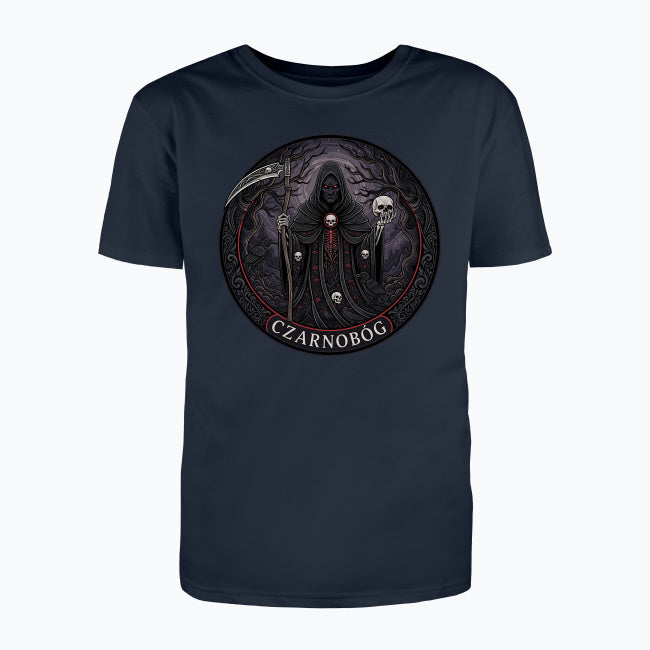 T-shirt męski z nadrukiem - Czarnbóg - Mitologia słowiańska