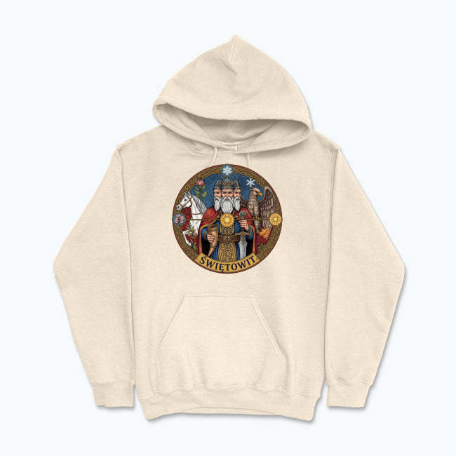 Bluza męska z kapturem - Świętowit - Mitologia słowiańska