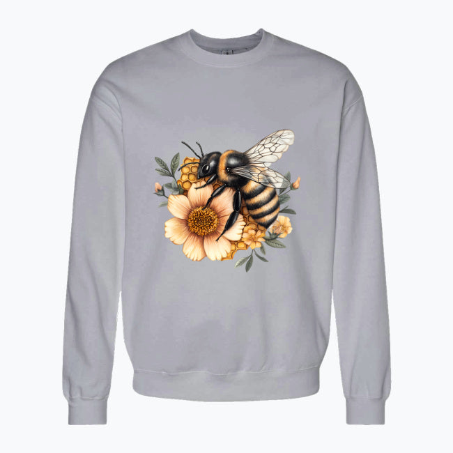 Bluza damska - Kwiat z pszczołą