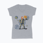 Koszulka damska V-neck - Vincent van Gogh