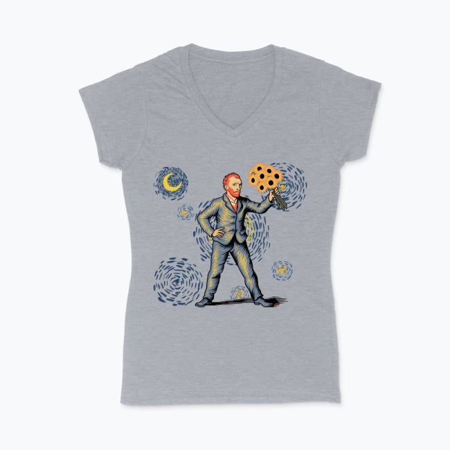 Koszulka damska V-neck - Vincent van Gogh