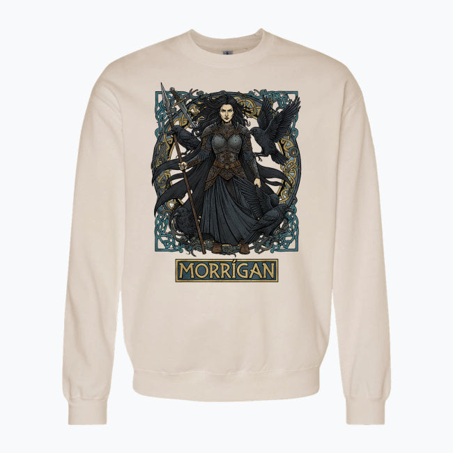 Bluza damska z nadrukiem - Morrigan - Mitologia celtycka