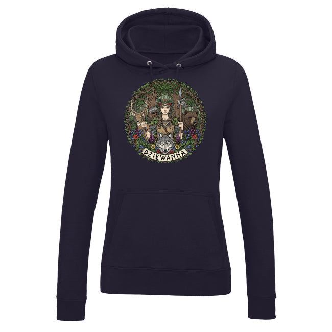 Damska bluza z kapturem - Dziewanna - Mitologia słowiańska