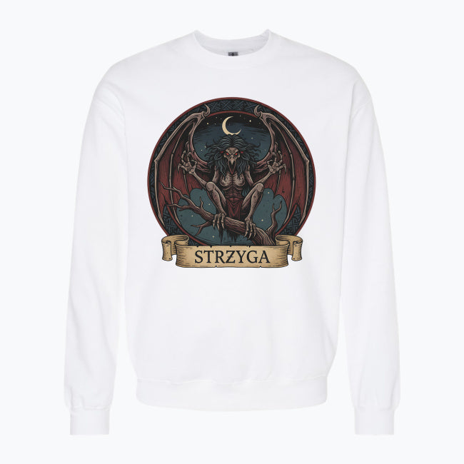 Bluza męska z nadrukiem - Strzyga - Mitologia słowiańska