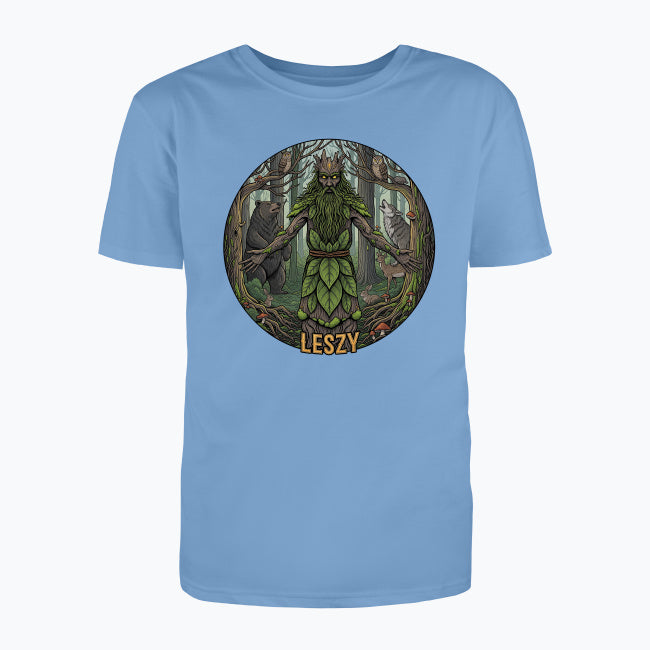 T-shirt męski z nadrukiem - Leszy - Mitologia słowiańska