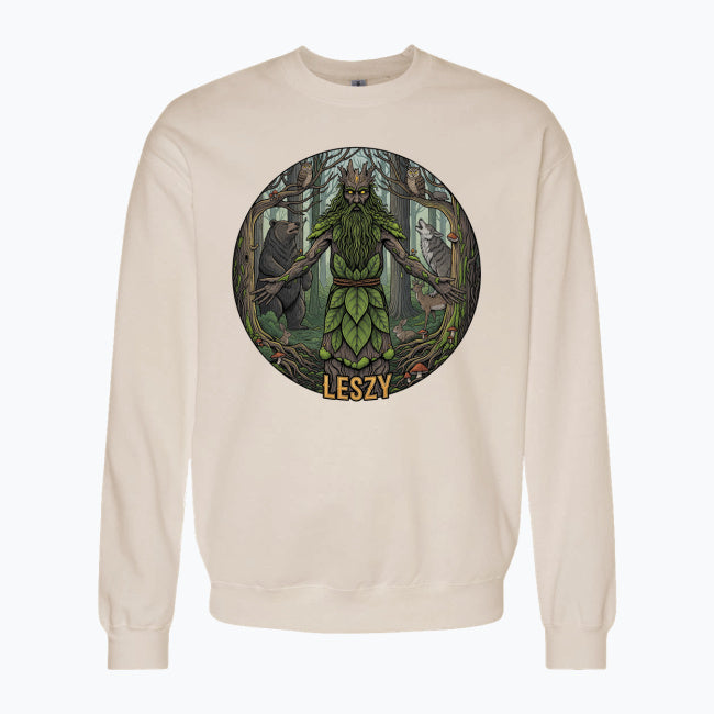 Bluza męska z nadrukiem - Leszy - Mitologia słowiańska