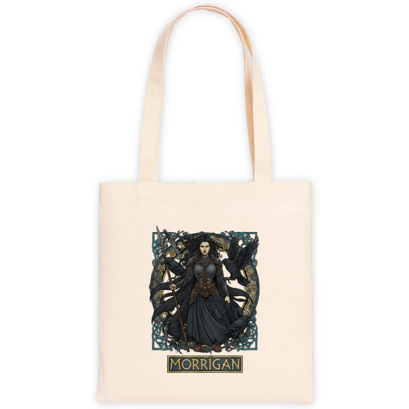 Torba bawełniana z nadrukiem - Mitologia Celtycka – Morrigan
