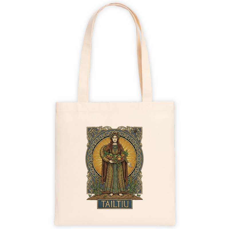 Torba bawełniana z nadrukiem - Mitologia Celtycka – Tailtiu