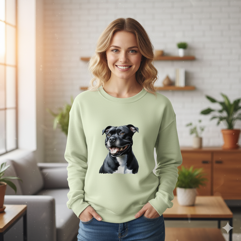 Bluza damska z nadrukiem - Staffordshire Bull Terrier