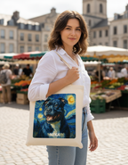 Bawełniana torba personalizowana z własnym nadrukiem w stylu malarstwa Van Gogha