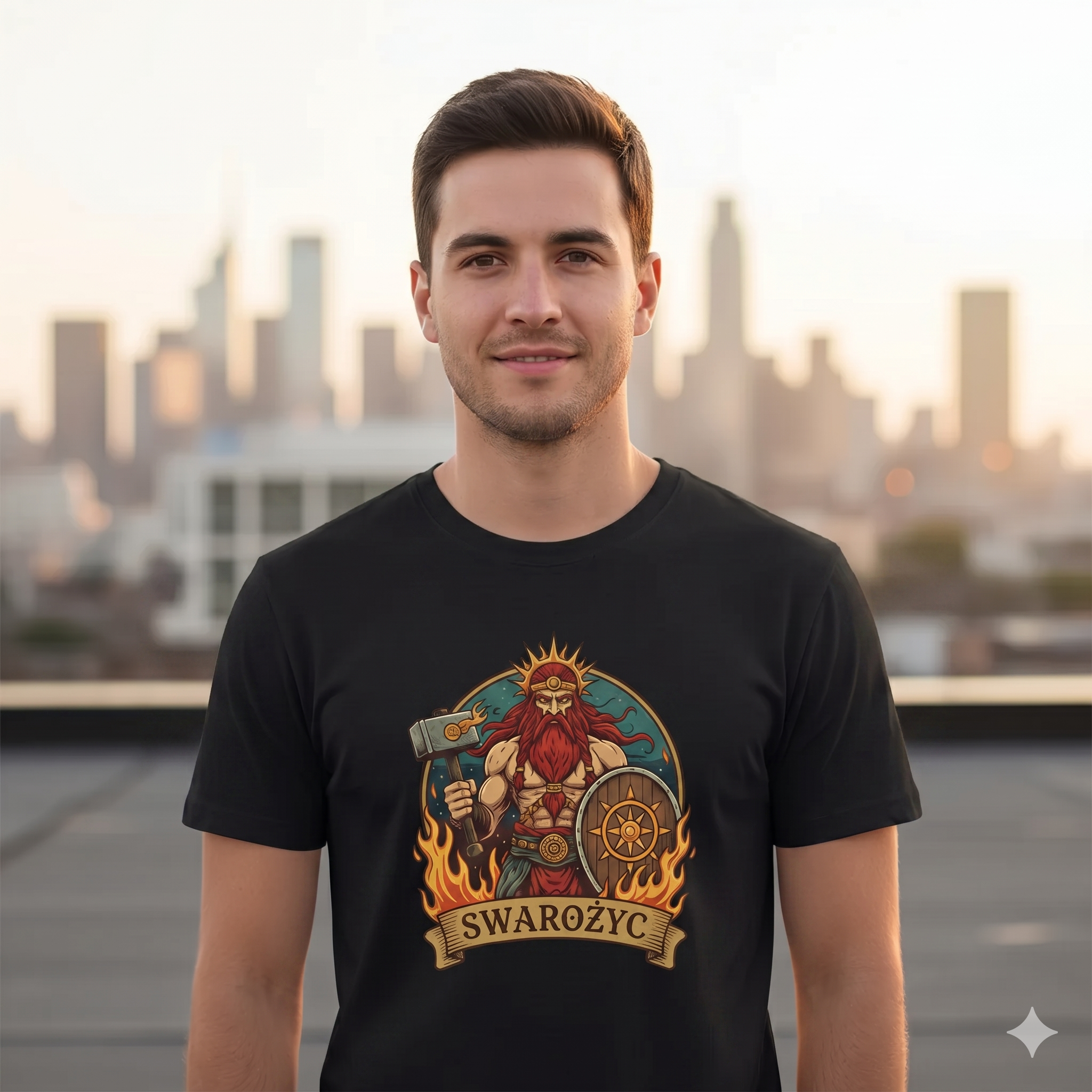 T-shirt męski - Swarożyc - Mitologia słowiańska
