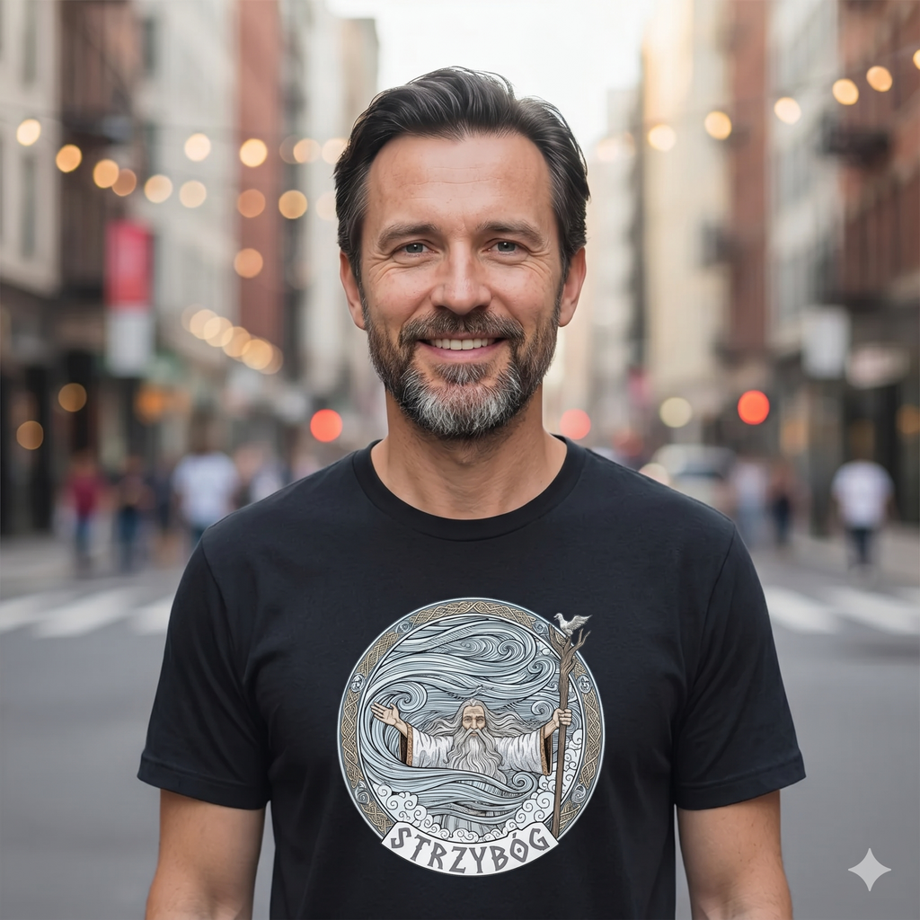 T-shirt męski - Strzybóg - Mitologia słowiańska