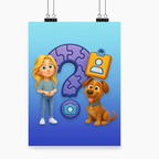Plakat popular animation style