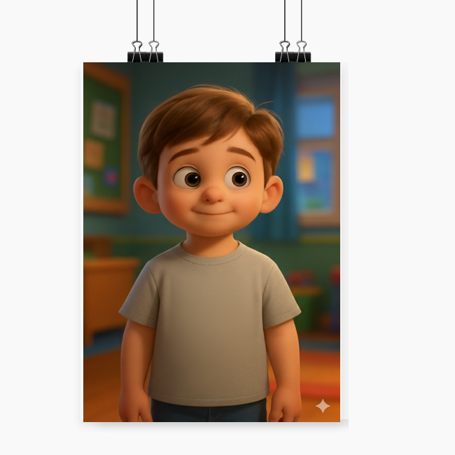 Plakat popular animation style
