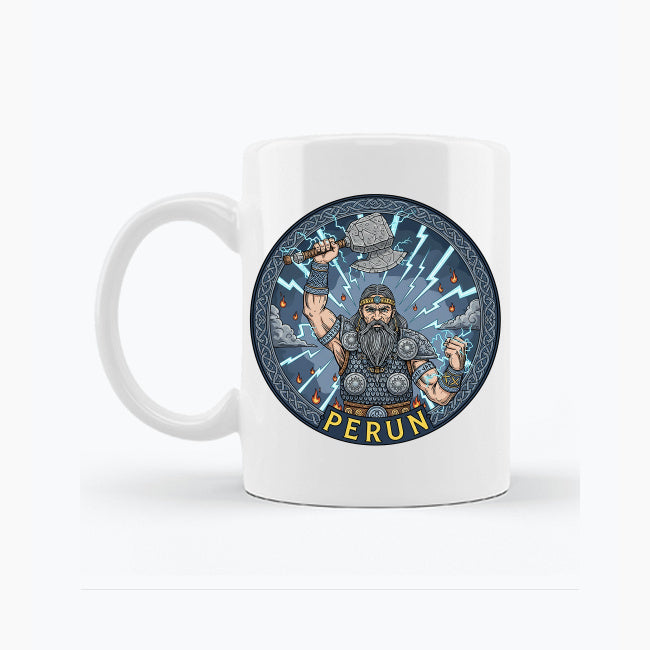Kubek z nadrukiem - Perun - Mitologia słowiańska