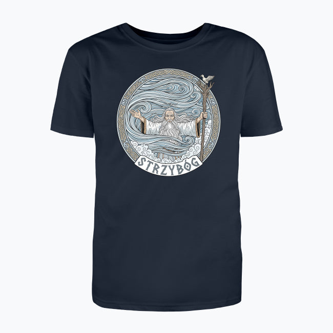 T-shirt męski z nadrukiem - Strzybóg - Mitologia słowiańska