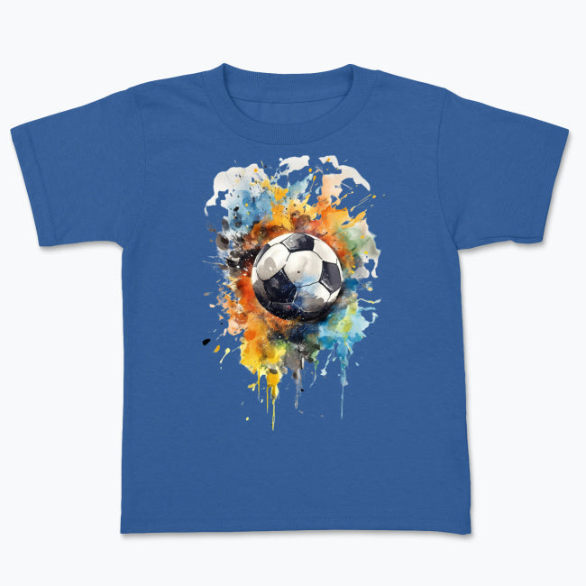 T-shirt dziecięcy - Piłka w kolorach