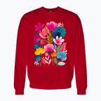 Bluza damska - Kolorowe kwiaty