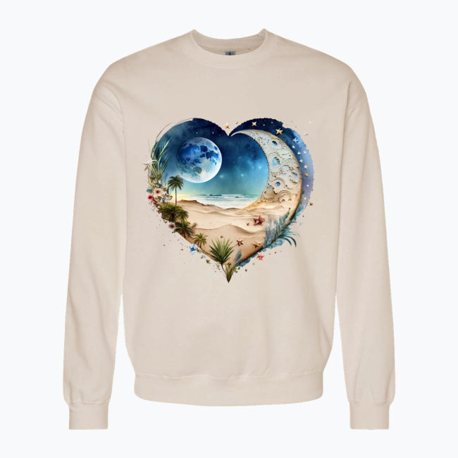 Bluza damska - Księżycowe serce