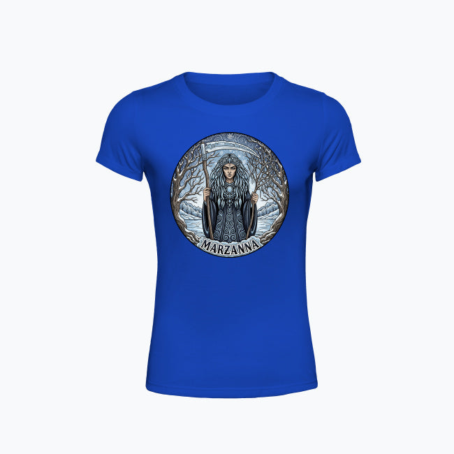 T-shirt damski z nadrukiem - Marzanna - Mitologia słowiańska