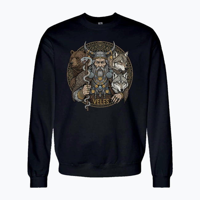 Bluza męska z nadrukiem - Veles - Mitologia słowiańska