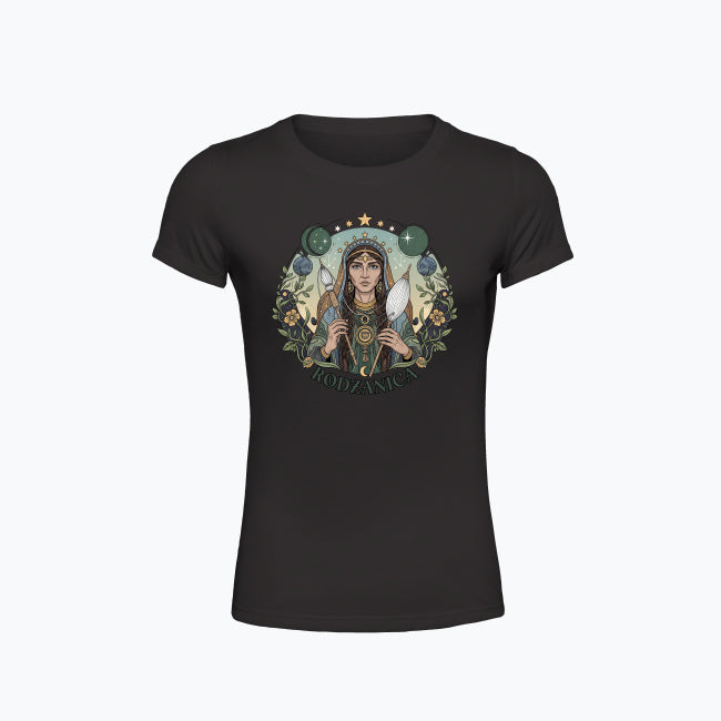 Koszulka damska z nadrukiem - Rodzanica - Mitologia słowiańska