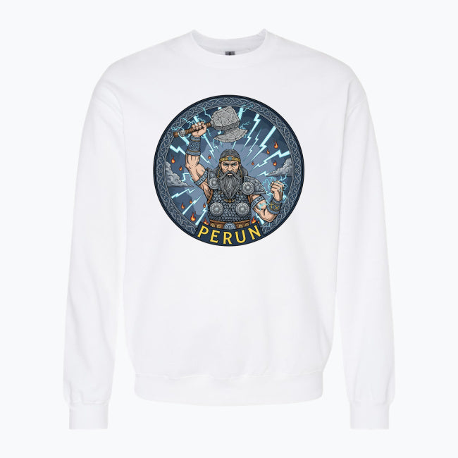 Bluza męska z nadrukiem - Perun - Mitologia słowiańska