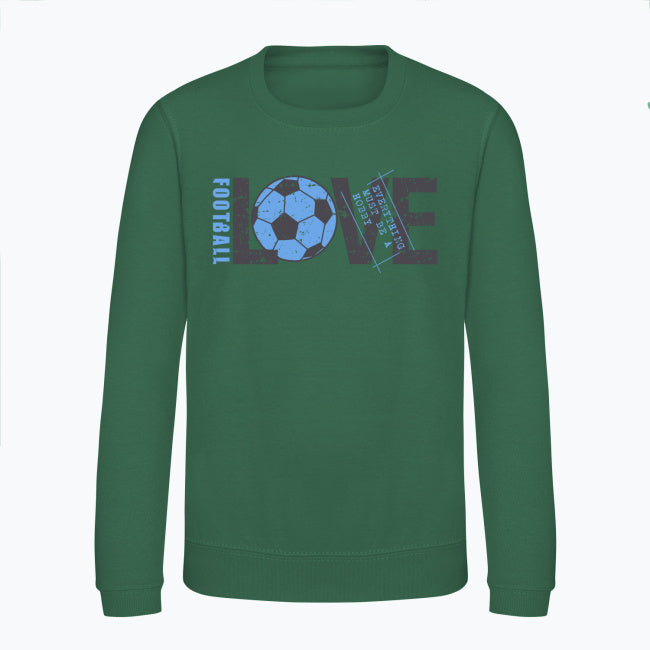 Bluza dziecięca z nadrukiem - Love football