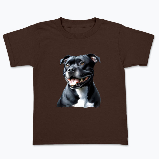Koszulka dziecięca z nadrukiem - Staffordshire Bull Terrier