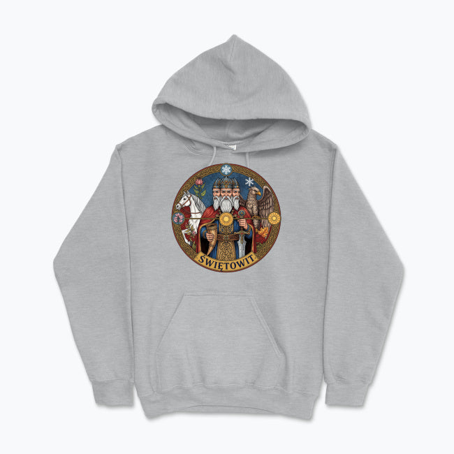 Bluza męska z kapturem - Świętowit - Mitologia słowiańska