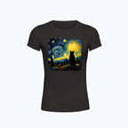 T-shirt z nadrukiem - Kot van Gogha