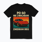 Męska koszulka V-neck - Nie zwalniam