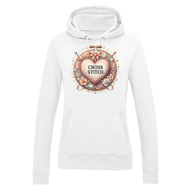 Damska bluza z kapturem - Cross stitch