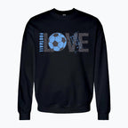 Bluza męska z nadrukiem - Love football