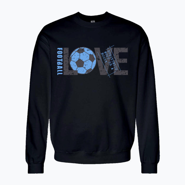 Bluza męska z nadrukiem - Love football