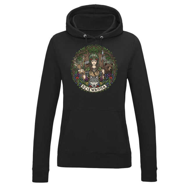 Damska bluza z kapturem - Dziewanna - Mitologia słowiańska