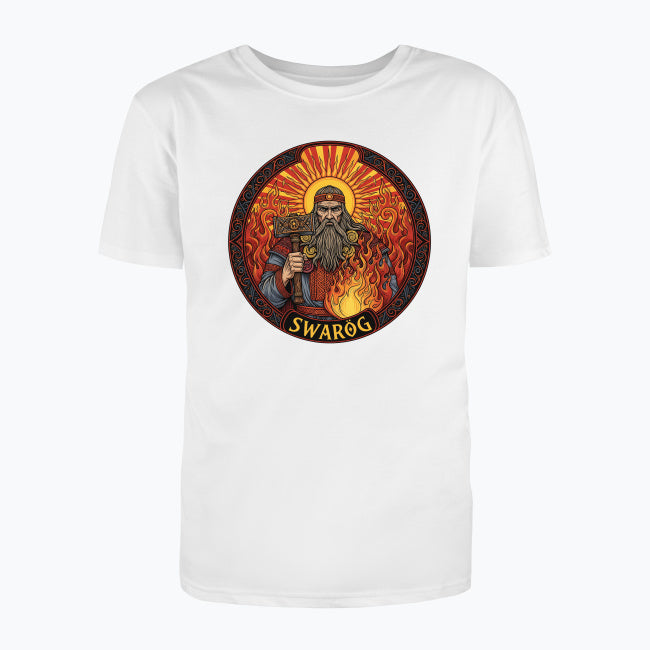 T-shirt męski z nadrukiem - Swaróg - Mitologia słowiańska