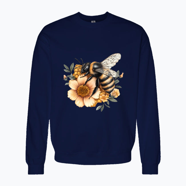 Bluza damska - Kwiat z pszczołą