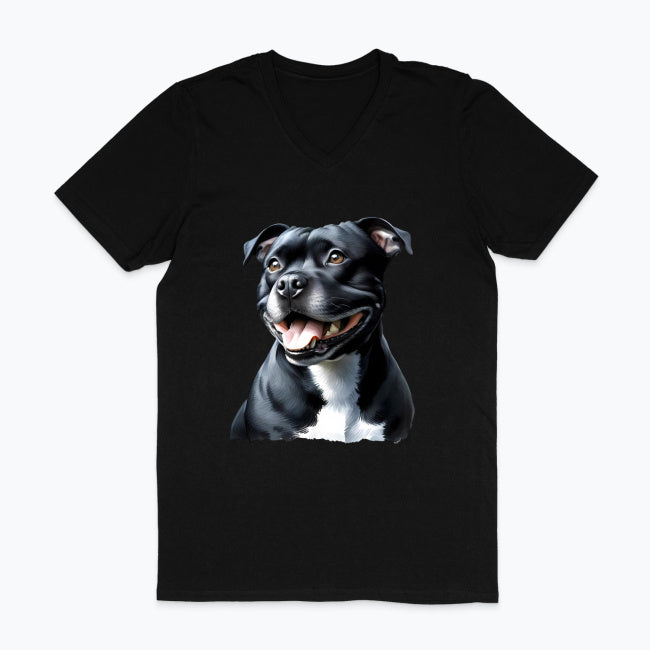 Koszulka męska V-neck - Staffordshire Bull Terrier