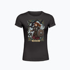 T-shirt damski z nadrukiem - Macha - Mitologia celtycka